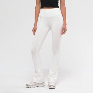 Split 59 White Raquel High Waist Flare